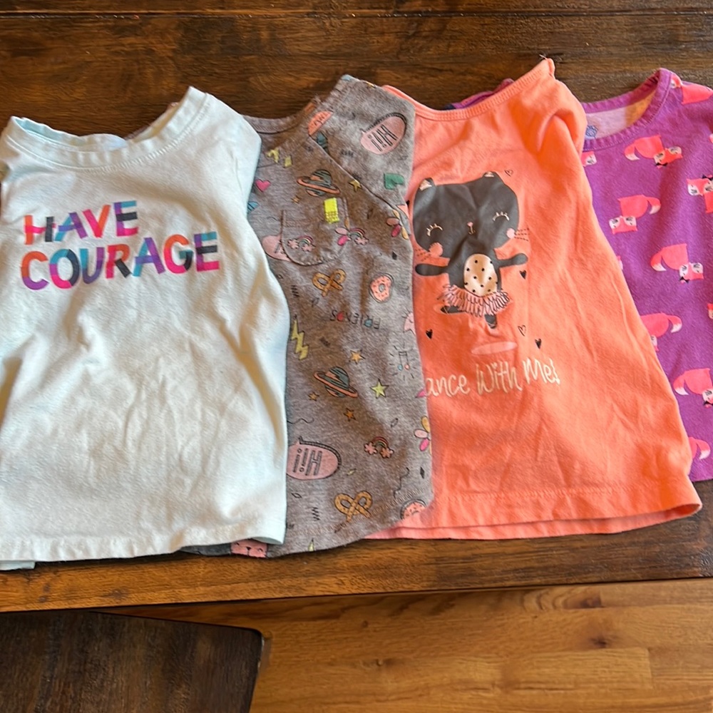 Bundle of 4 long sleeve t-shirts, all size 18 months
